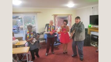 Himley care home Residents enjoy sing-along afternoon